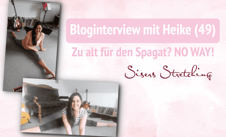 Zu alt für den Spagat?