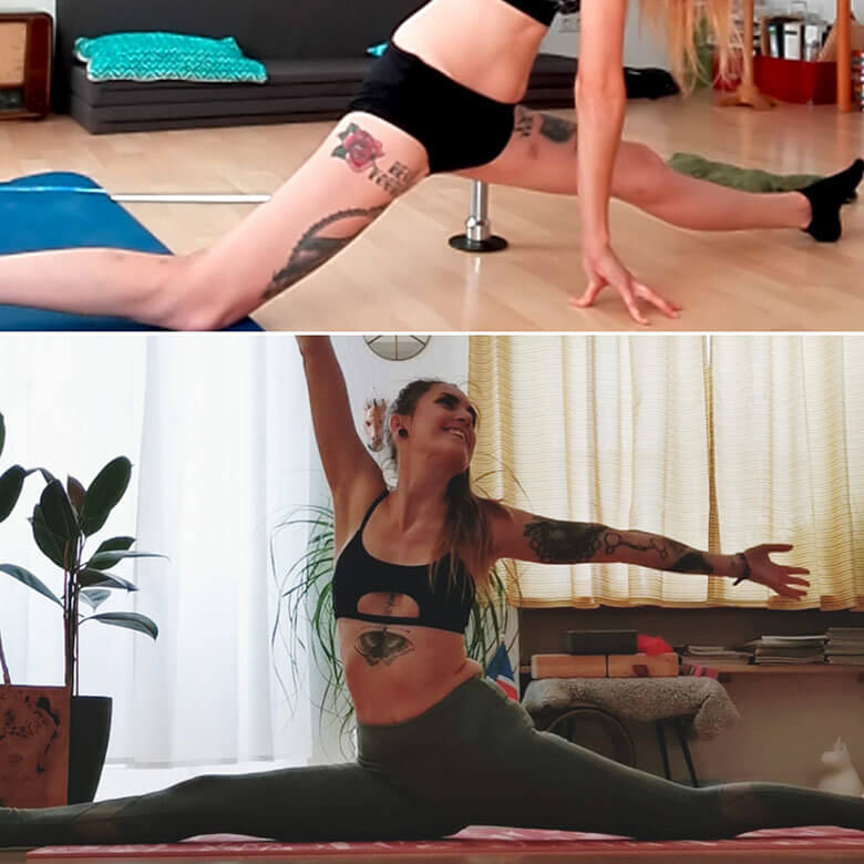 Sisers Stretching – Spagat lernen Sisers Stretching - Spagat lernen