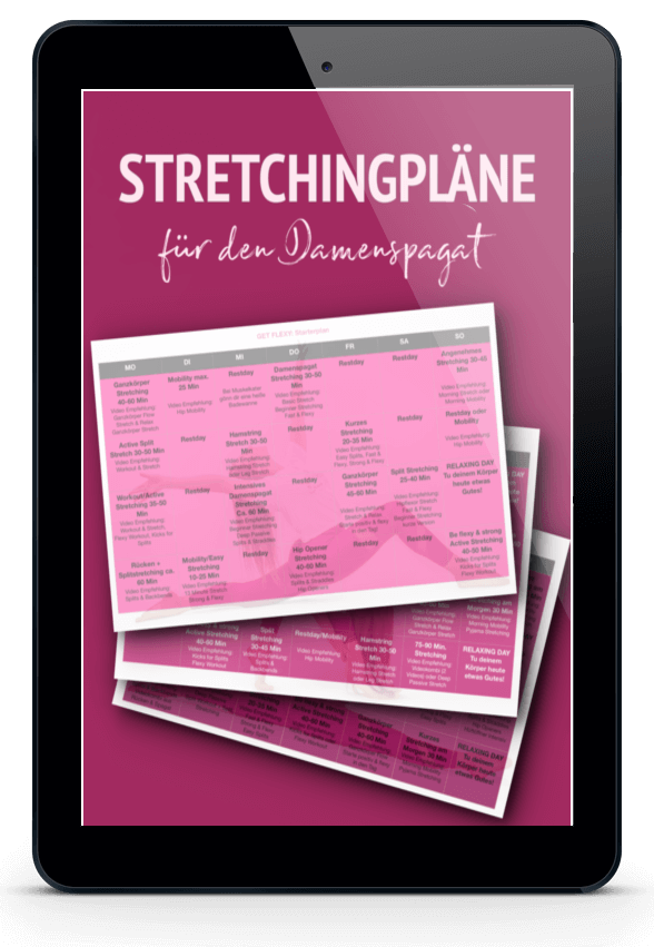 Spagat Stretchingplan