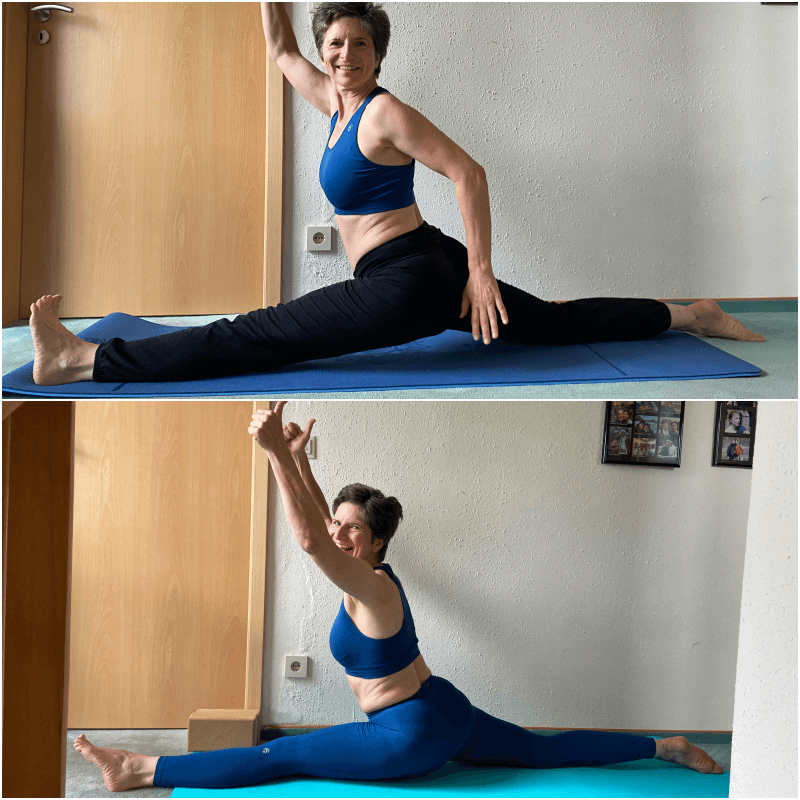 Sisers Stretching Vergleichsfoto Anke Spagat-2